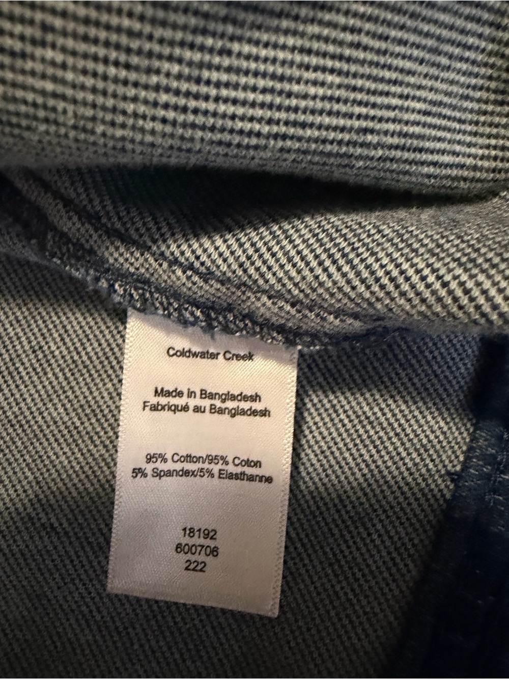 Coldwater Creek Indigo Denim Jacket - Picture 3 of 3